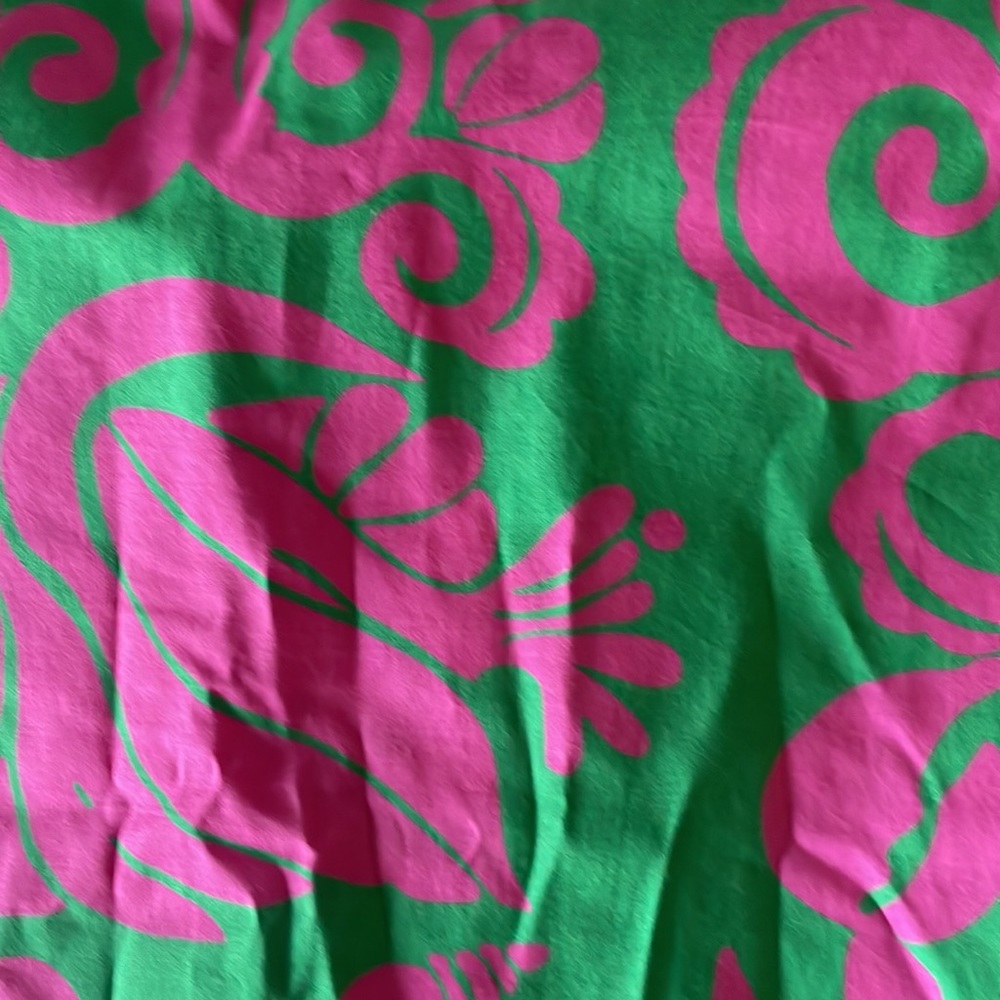 Lilly Pulitzer Green and Pink Printed Skort - Picture 3 of 11